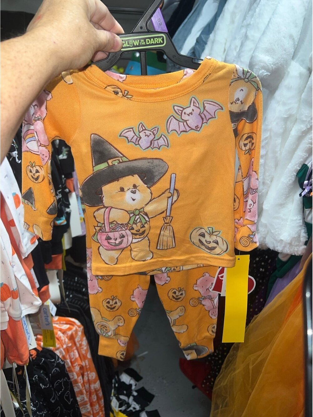 Care Bears Kids Halloween Pajama Set size 12 months